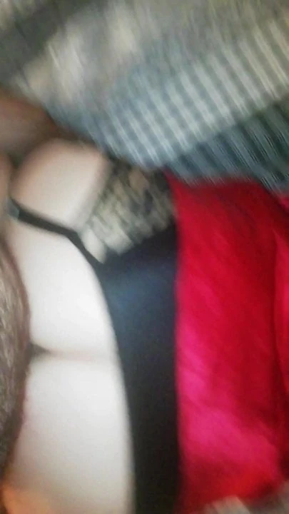 My wife fucks from behind in stockings