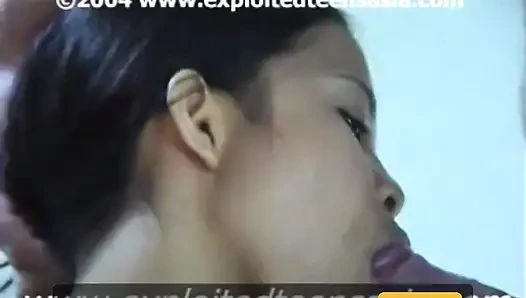 Exclusive Filipino Amateur Alexis 18 Plus Takes 10 Inch Cock in Multi Positions, Cum in Face, Rides Second Guy as Well