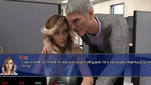 The office wife #17 - Stacy and Jason fucked after dinner.