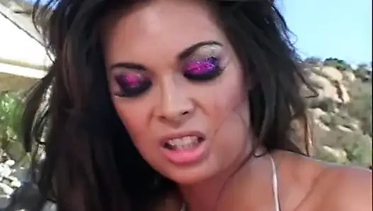 Briana Banks and Tera Patrick fuck Dillan Lauren intensely