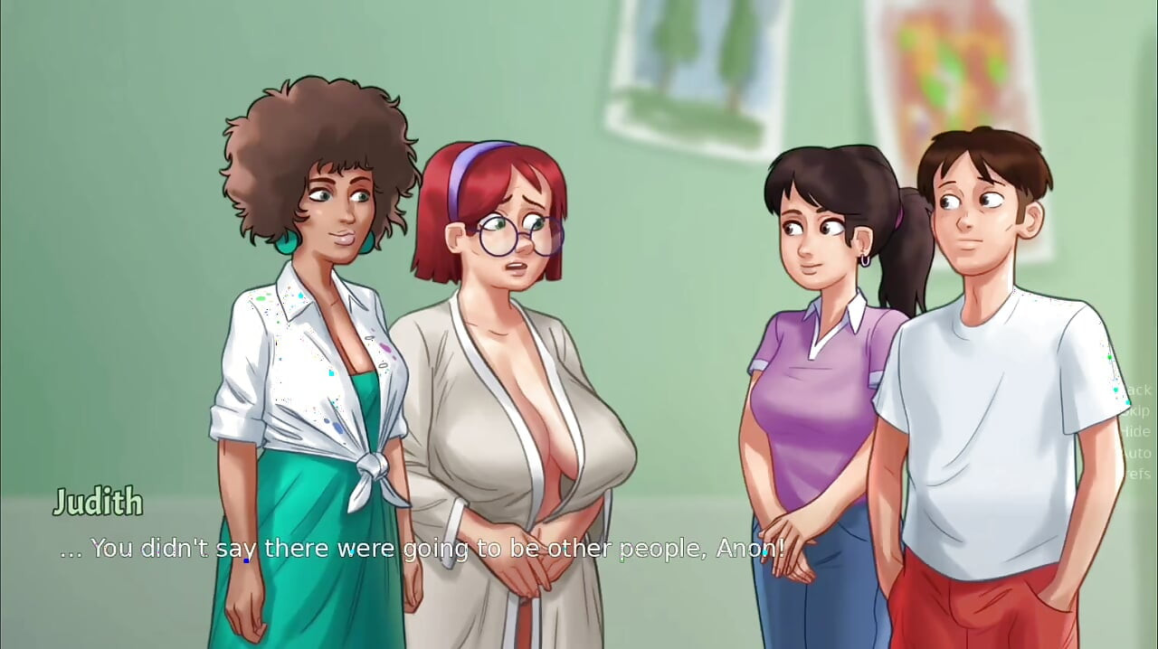 Barbara's erotic art lessons - summer time saga