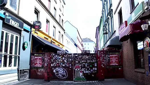 Ateşli evli kadın karavan van festivalinde çifte