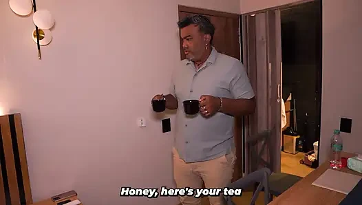 I fuck my stepmom under the covers so her husband doesn't see us!