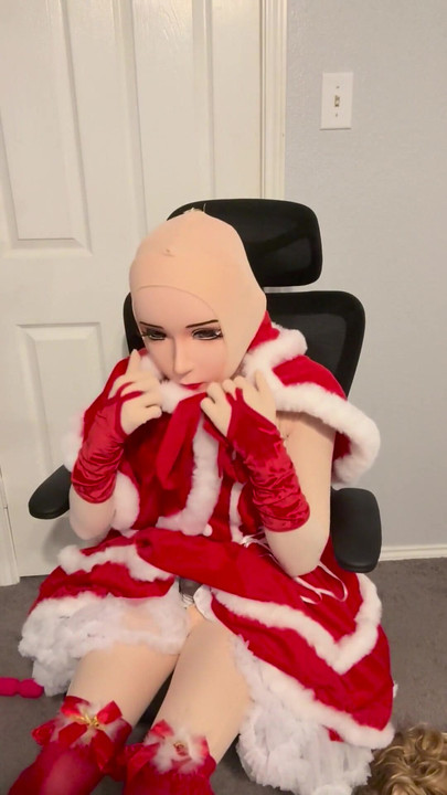 หน้ากาก Kigurumi สองชุดคริสต์มาสสั่นหี คลิป 1