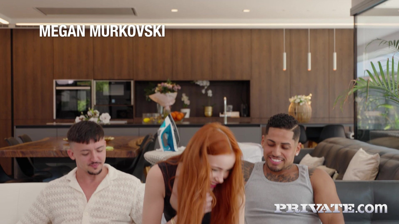 Private com - Megan Murkovski, the maid, her boss's son, and a friend in a threesome with DP