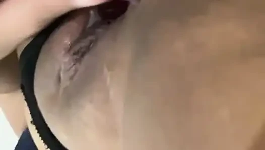 Naughty Blonde Playing with Her Pussy