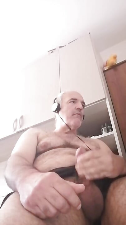 I Jerk My Cock Hard Enjoying Like a Pig While Watching a Porn Movie!