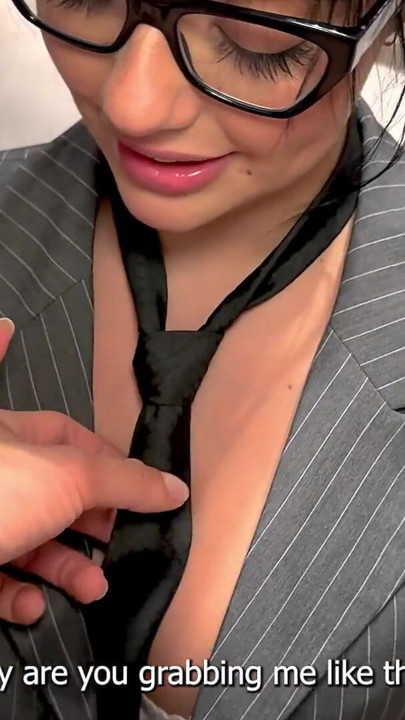 I asked my boss for a raise and he gave me his big cock - Iris Rodriguez & Danner Mendez | Clip 1
