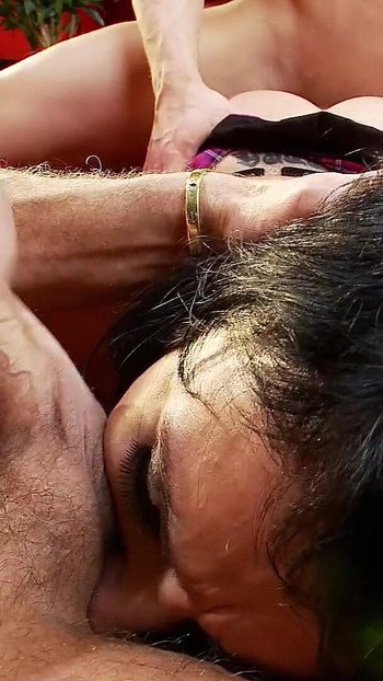 Epic moment from "Mature Mom Lexi get Rough Fucked by old and Young Guy in MMF Threesome"