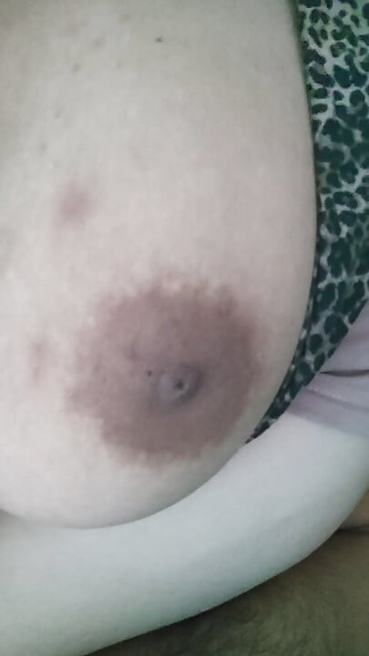 I recorded when Boudi Taking Rest - Big Boob