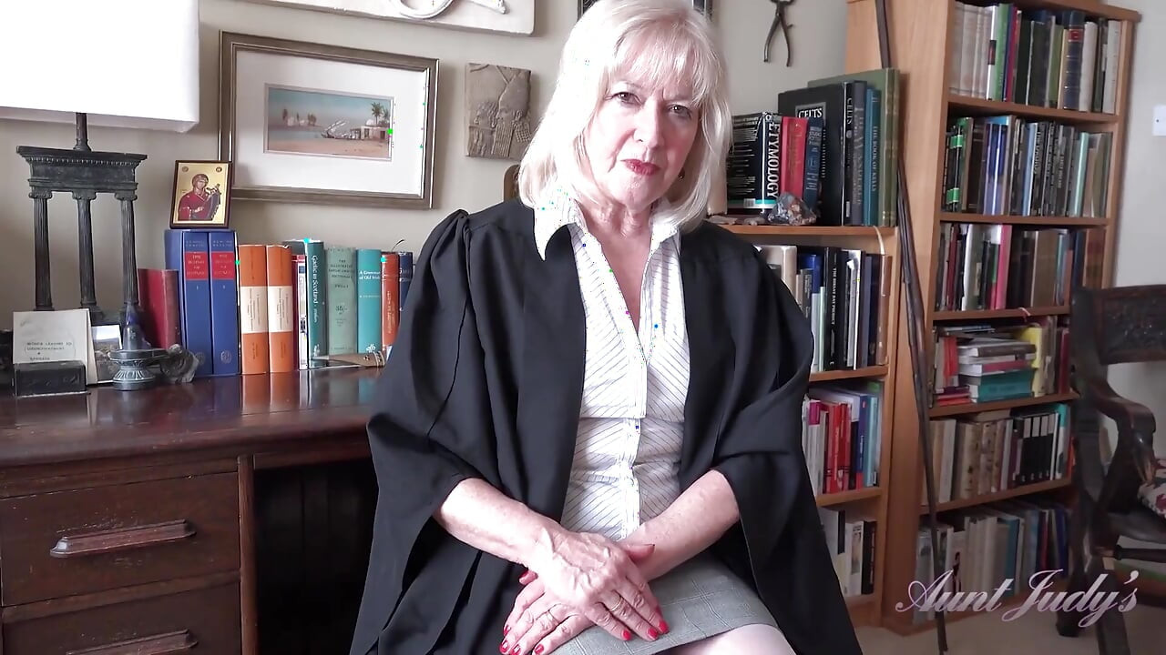 Auntjudys - Your 69yo Mature Teacher Ms. Louise Helps You Get Your Grades up