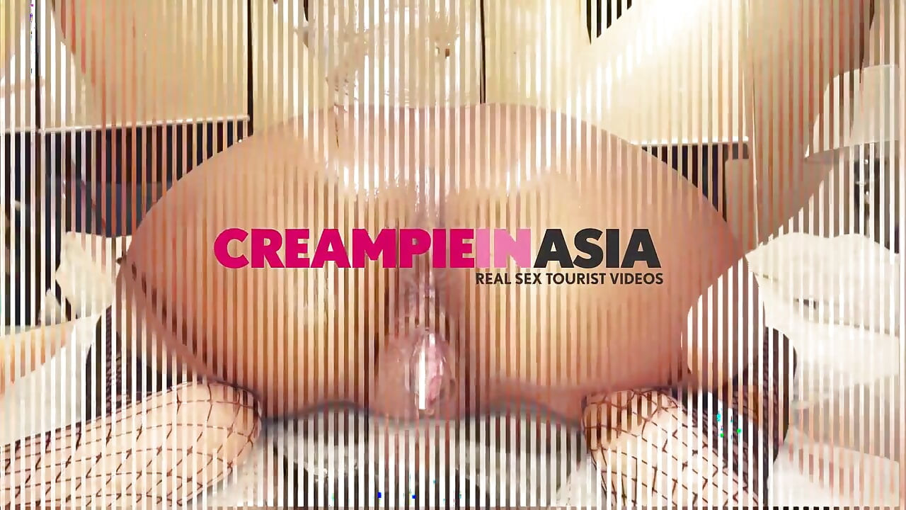 She seemed surprised a bit about creampie