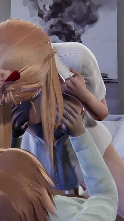 Jaw-dropping moment from "Power fucks Denji l Anime Chainsaw Man l 3d animation Hentai"