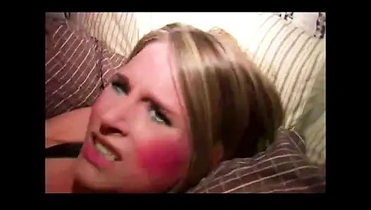 Screaming Felicity Takes the Biggest Blackcock