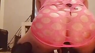 Sissy slave exposing in chastity on bbc