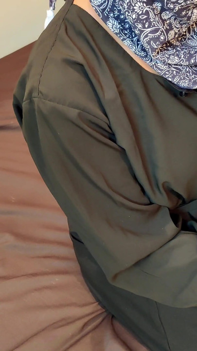 Muslim Hijabi Woman with Step Brother.