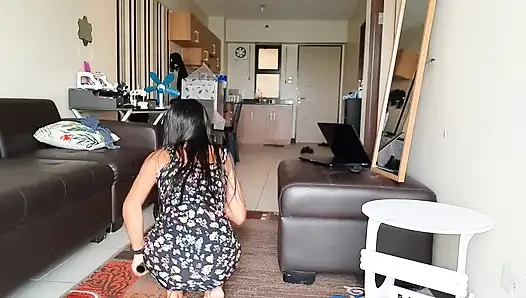 Hot Asian Maid Got Fucked