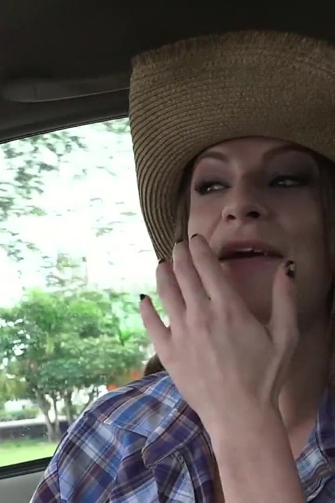Mofos - Horny Big Tit Blonde Dillion Carter Sucks Jonh Anthony's Cock & Fucks Him Hard for a Free Ride