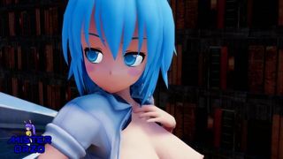 Touhou mmd - cirno sexo na mansão