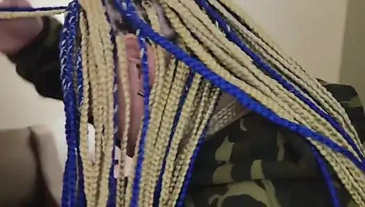 M glück bekommt seinen ersten geschmack von bondage