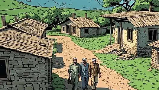 Susuz genç Khala eve aradığında
