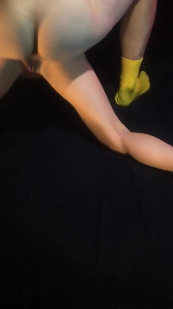 Iconic moment from "Princess Tiabeanie in white socks anal fucked in tight ass"