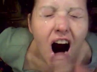 Amateur facial in hall