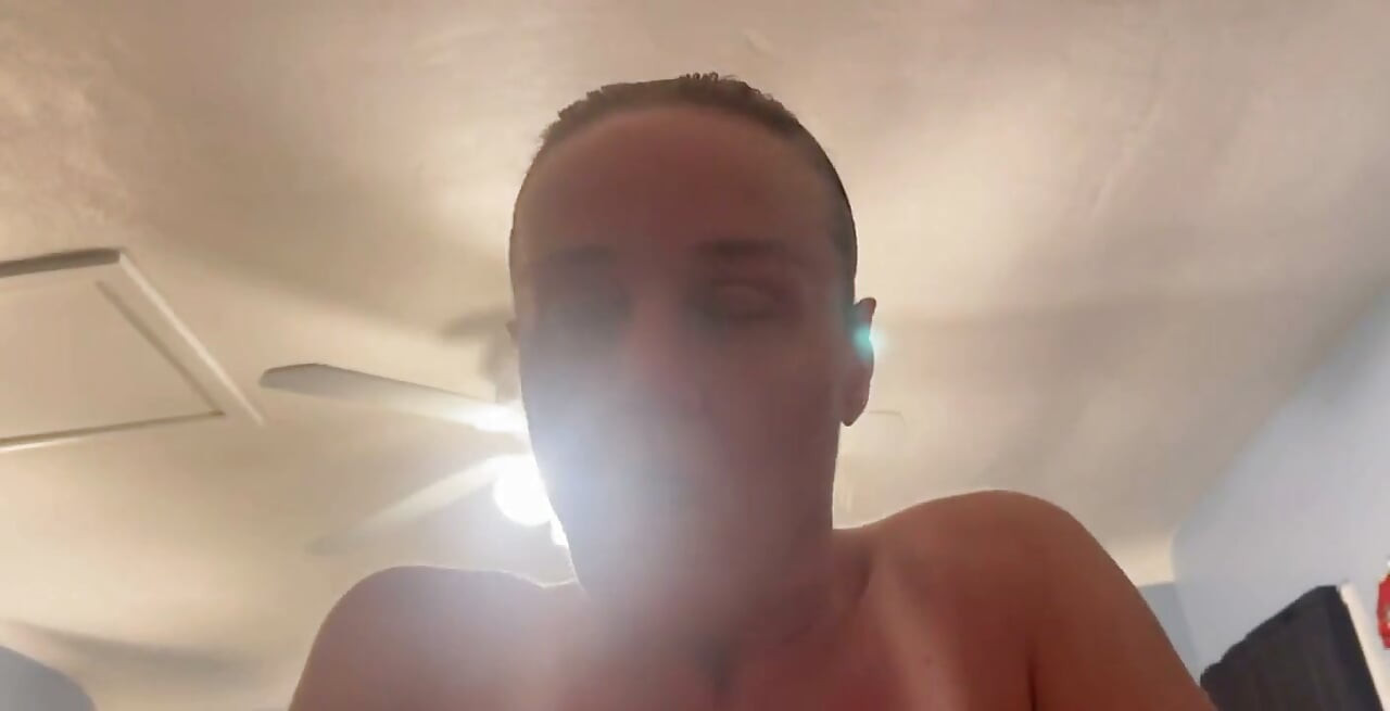 All frontal of me riding and cuming and him pounding me on my back till he fills me and of course showing my creampie prize