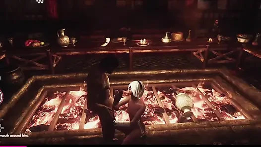 Шпиливаю 2B в Skyrim, OSEX (Nier x Skyrim)