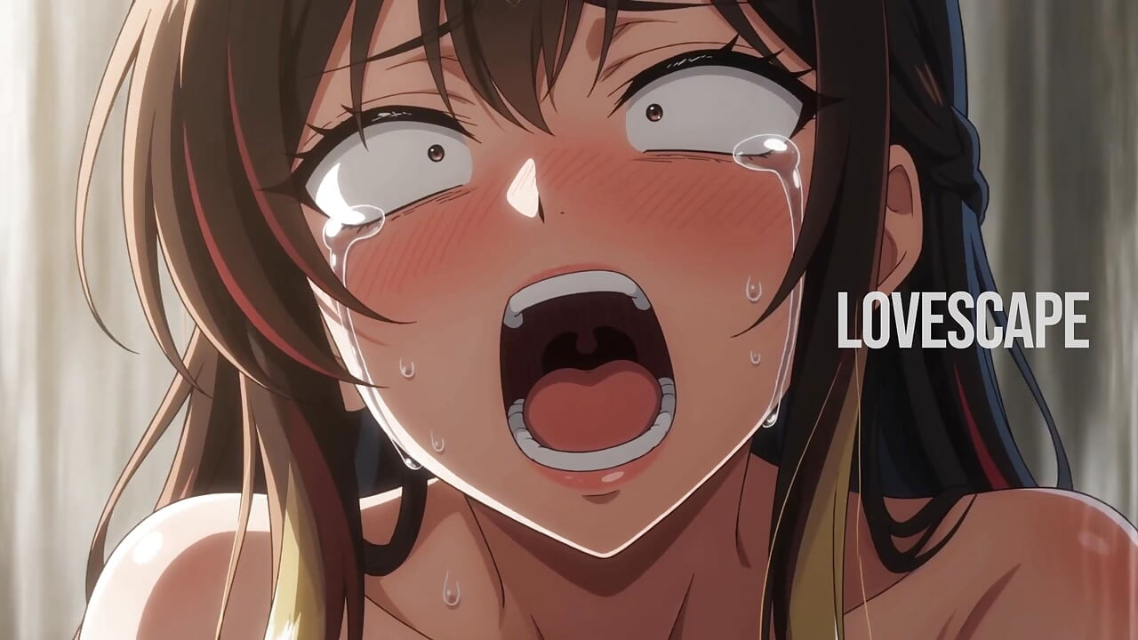 Anime-slet smeekt totdat echte man haar beukt (AI)