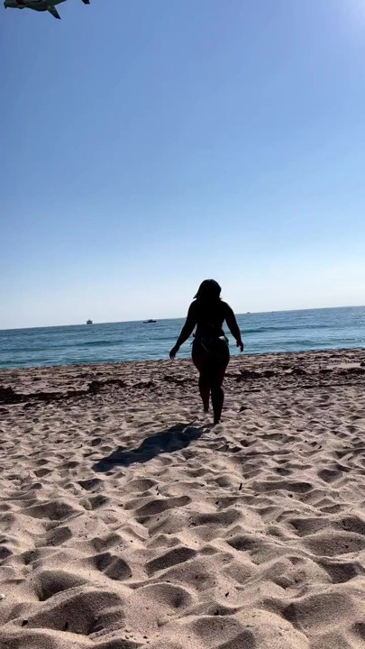 Plajda güzel bir gün