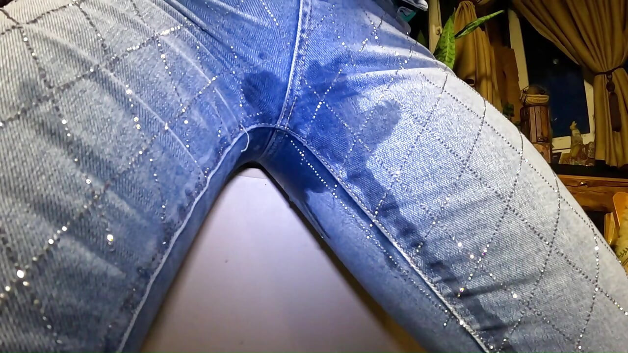 Przepraszam za mojego szefa - Błyszczące dżinsy Cameltoe, Głębokie obciąganie i Wet Squirt Przeprosiny