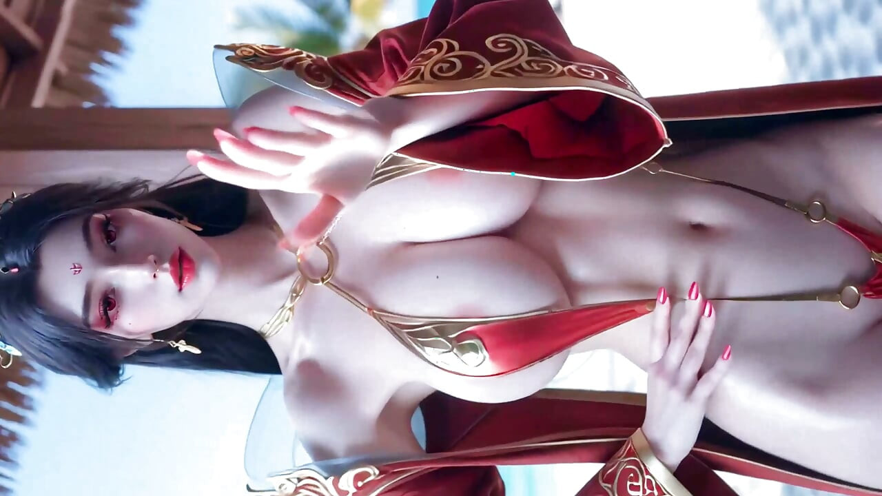 Beautiful ancient girl and her breathtaking dance AI
