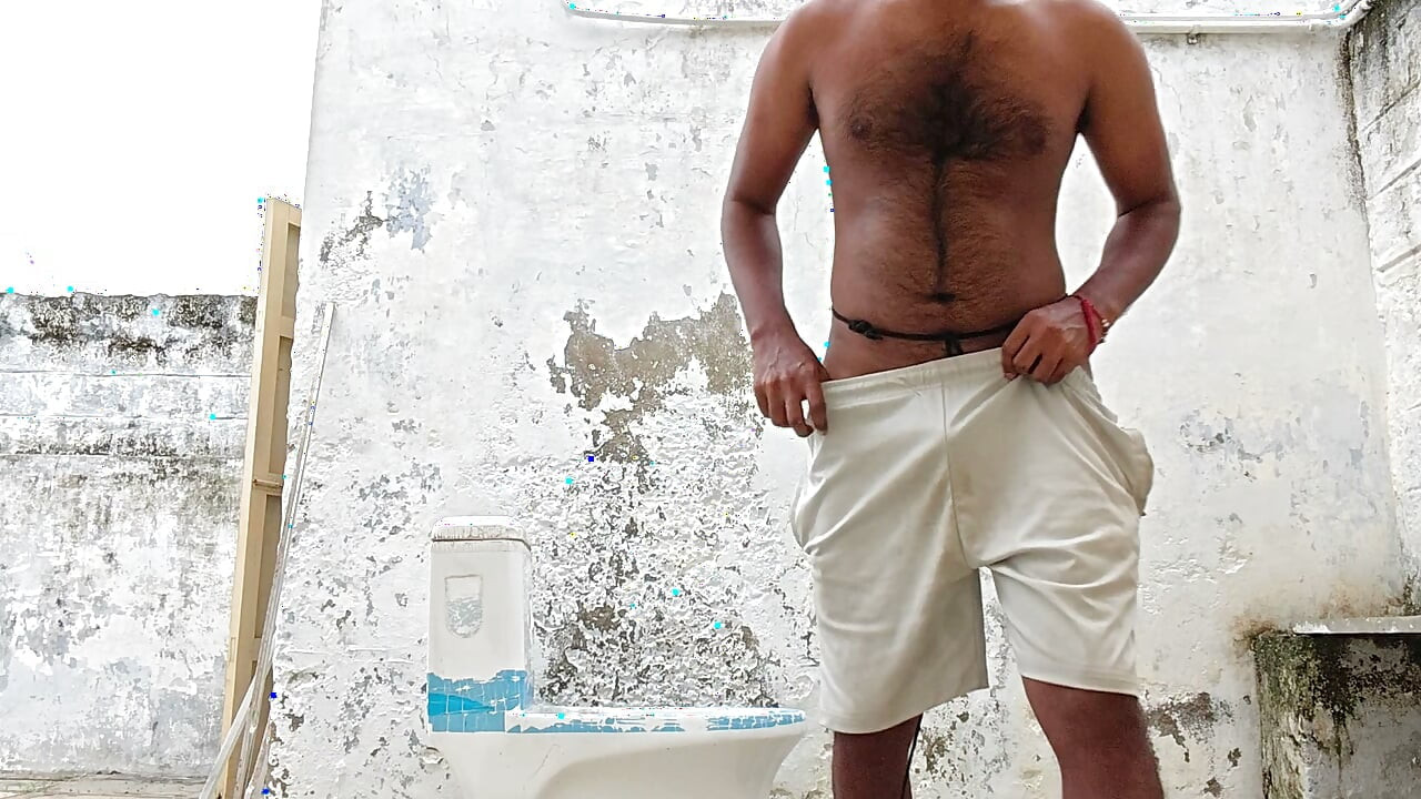Washing the bathroom in XHard Village