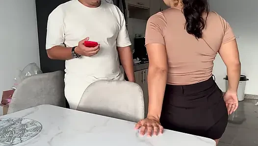 STEPSISTER WANTS SEX IN THE KITCHEN