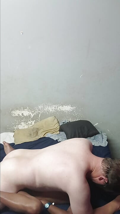 Hottest Missionary Blowjob Fuck by White Hunk & Black Slut