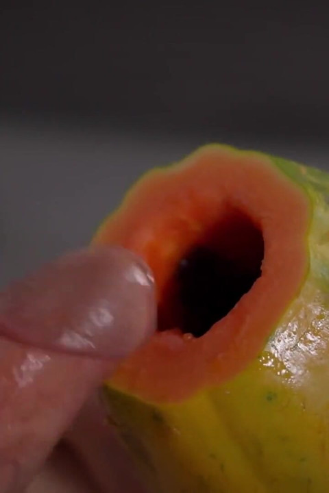 Asian Twink Breeds a Juicy Papaya - Homemade Fleshlight Fuck