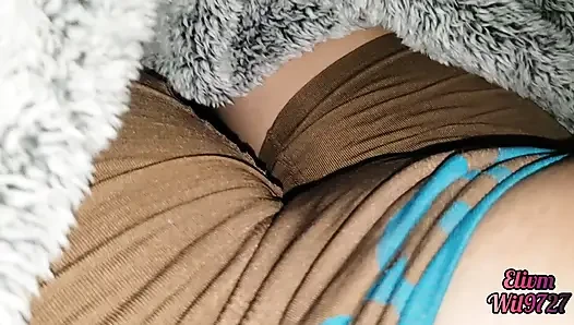 XXX Desi My Wife's Stepniece Lets Me Play with Her Pussy When She Comes to Visit She Climbs on My Bed