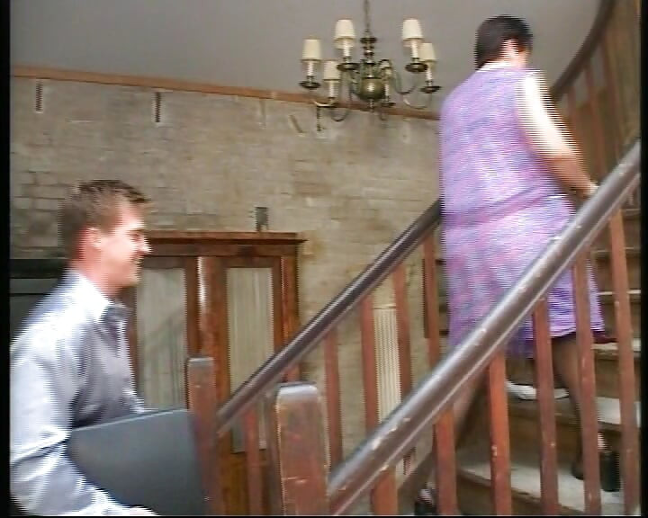 German cougar slut rides dick in the library