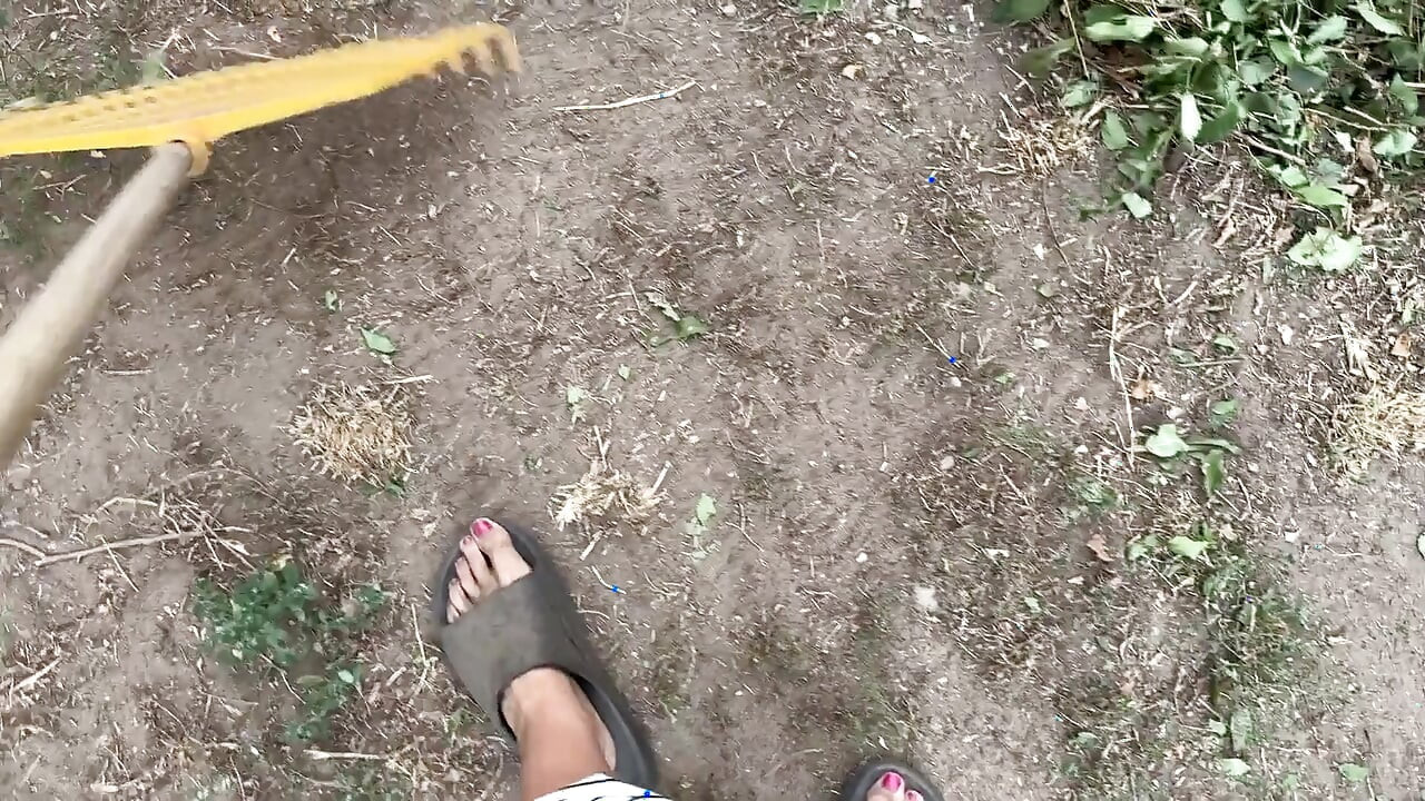 Dirty Feet in the Garden