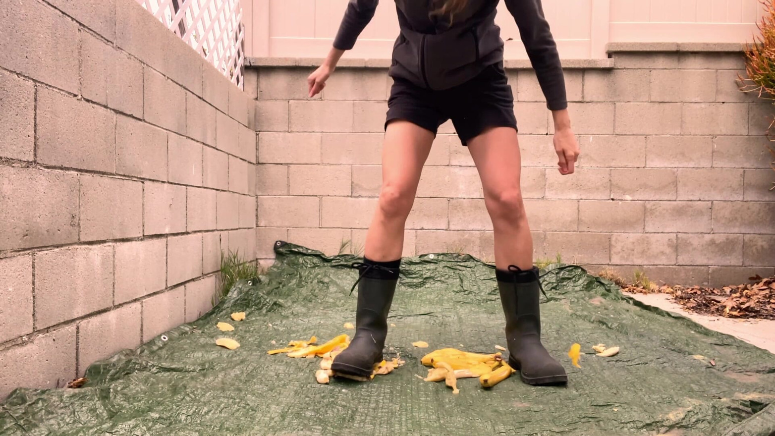 Crushing Bananas in Boots