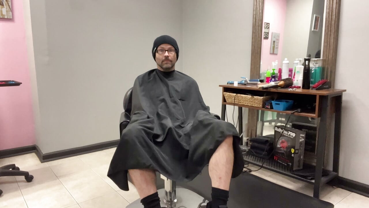Hairy Muscle Daddy barber at the barber shop horny for penis porn cock addicted hairy muscle dick daddy dong