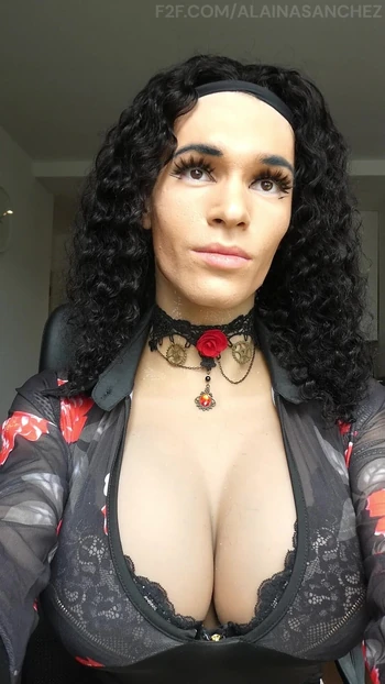 Dutch/Brazilian crossdresser Alaina Sanchez