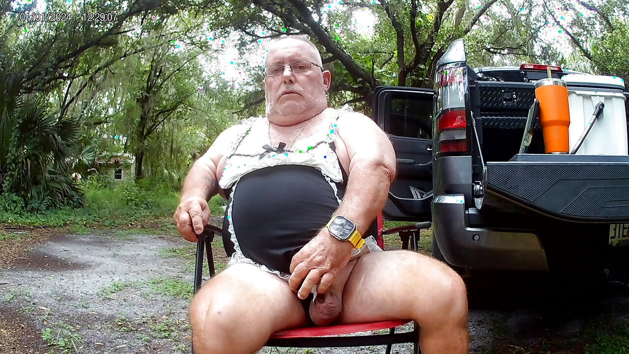 Mark Fletcher dressed up edging my cock, eating my cum