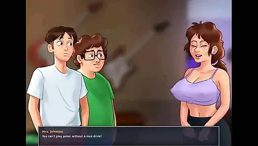 Summertime saga: playing strip poker with the MILF ep 170