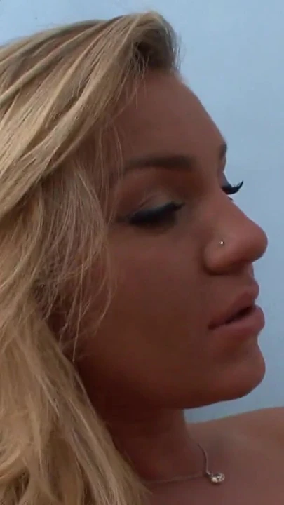 Unforgettable moment from "Two sexy blondes finger their wet twats on sofa"
