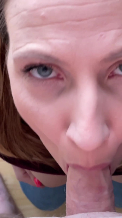 Must-see moment from "The mover fucks Julia Winter in her old house after she spilled paint on his clothes"