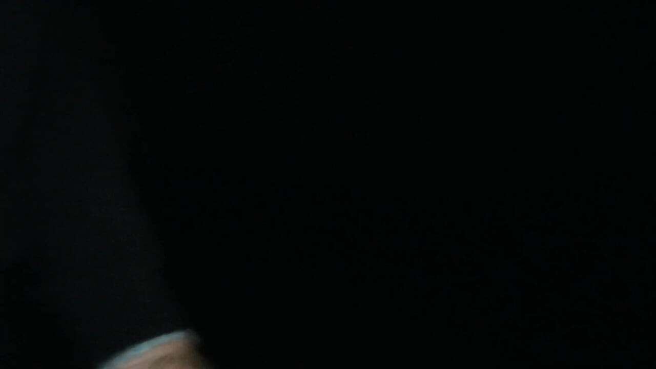 Night Jerking While Walking on a Bicycle Path