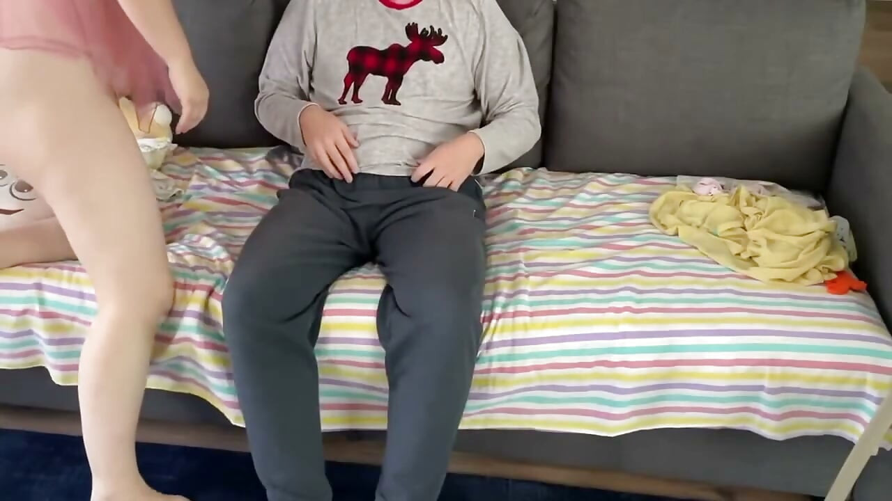 Chinese Stripper Teases and Sucks My Dick Before Getting Fucked by Me Doggystyle on the Sofa