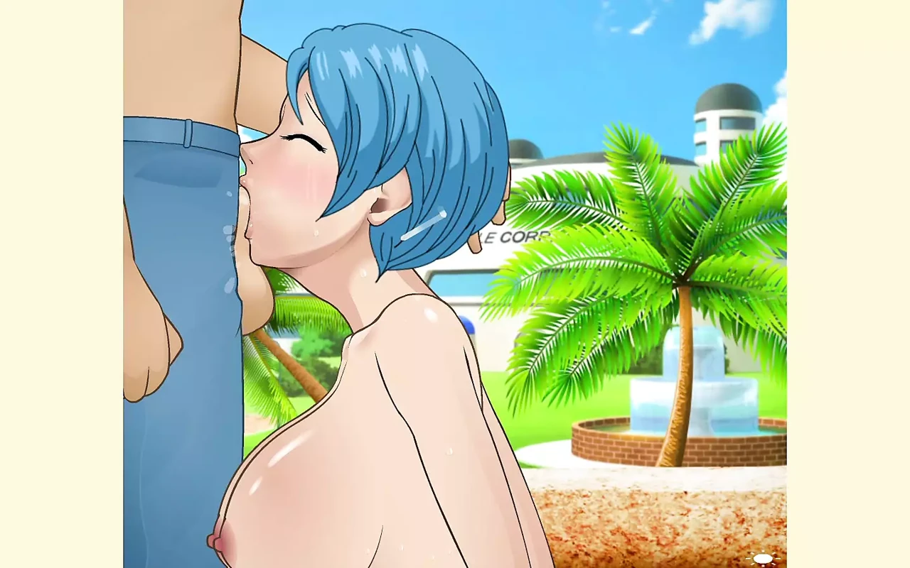 Bulma cheating milf slut with big tits can’t stop herself from deepthroating his massive cock - SDT